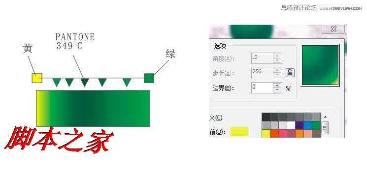 CorelDraw绘制绿色可爱的卡通绿色小龙