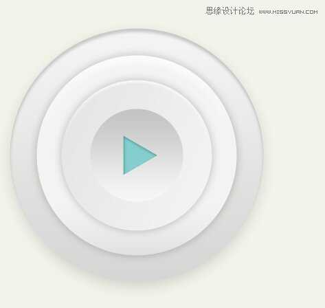 Photoshop绘制时尚质感的圆形播放器UI图标教程