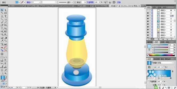 ai怎么画神灯图形? ai绘制煤油灯图标的教程